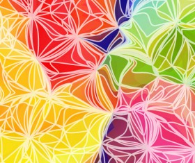 Abstract artistic effect colorful vector background 01
