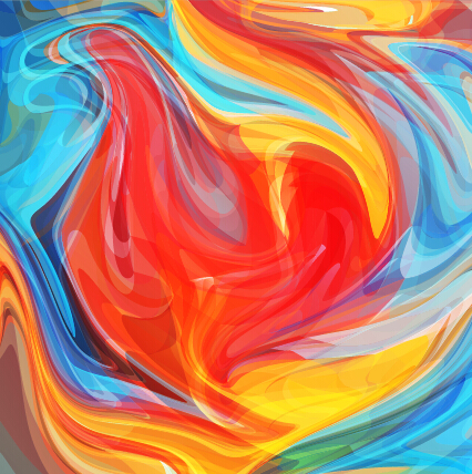 Abstract artistic effect colorful vector background 03