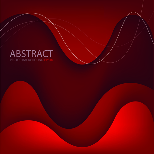 Abstract layers wave art background 03