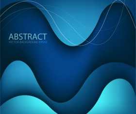 Abstract layers wave art background 06