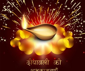 Beautiful happy diwali backgrounds vector 08