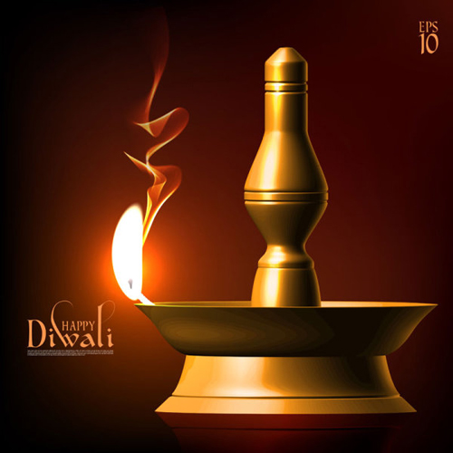 Beautiful happy diwali backgrounds vector 10
