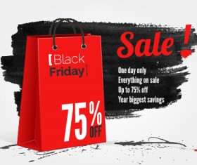 Black friday sale background creative vector 05