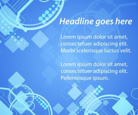 Brochures and flyers blue tech cover 02