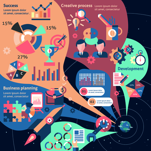 Business Infographic creative design 2264