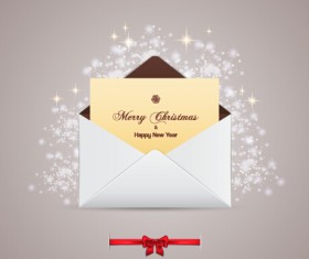 Christmas and new year holiday card vector