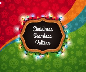Christmas seamless pattern snowflake colored vector 02