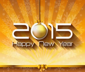 Creative New Year 2015 and christmas background 03