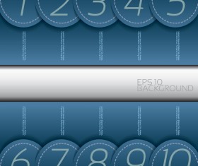 Creative numbered banners infographics vector 04