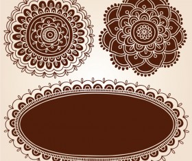 Cute hand drawn framework vector material 01