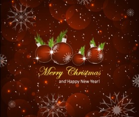 Dark red new year and christmas background
