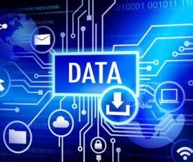 Data and Infographics business template vector 06