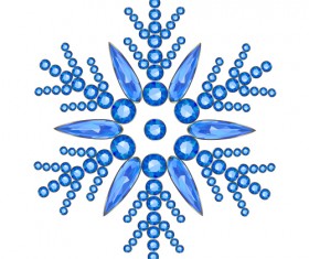 Delicate snowflake christmas illustration vector 04