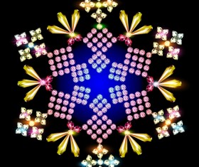 Delicate snowflake christmas illustration vector 05