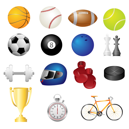 Icon Of Sports Equipment Stock Vector By ©stockerteam, 44% OFF