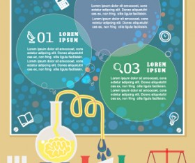 Education and teaching business infographics vector 02