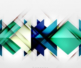 Geometric shapes background business vector 04