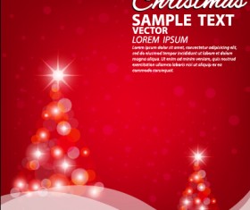 Halation red 2015 christmas background art 03