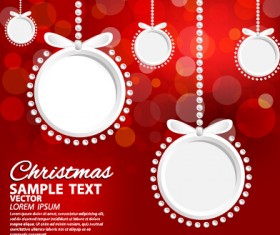 Halation red 2015 christmas background art 04