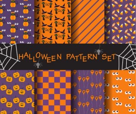 Halloween elements seamless pattern vector 03