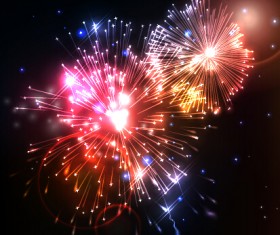 Holiday fireworks effect shiny background 04