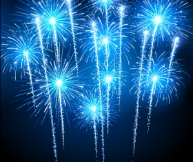 Holiday fireworks effect shiny background 09