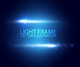 Light frame vector background