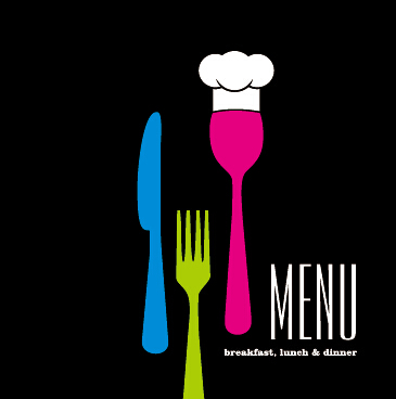 Modern restaurant menu vector cover set 06