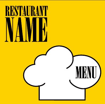 Modern restaurant menu vector cover set 07