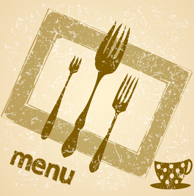 Modern restaurant menu vector cover set 09
