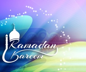 Mubarak Islam background design vector 03