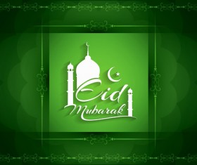 Mubarak Islam background design vector 04