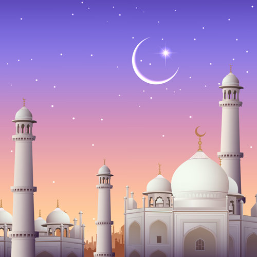 Mubarak Islam background  design vector 17 free download