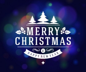 Purple with blue christmas and new year holiday background 02