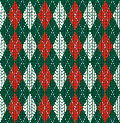 Realistic knitting textured pattern vector 03