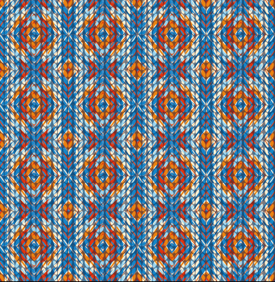 Realistic knitting textured pattern vector 04