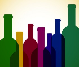 Restaurant wine menu art cover vector 02