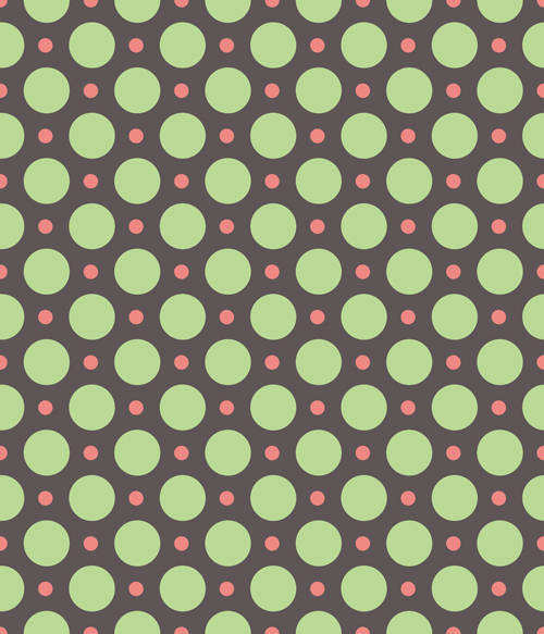 Round dot seamless pattern material vector