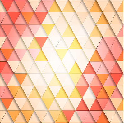 Shiny colored triangle pattern vector 01
