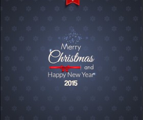 Snow pattern new year and 2015 christmas background