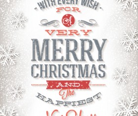 Snowflake christmas holiday background vector