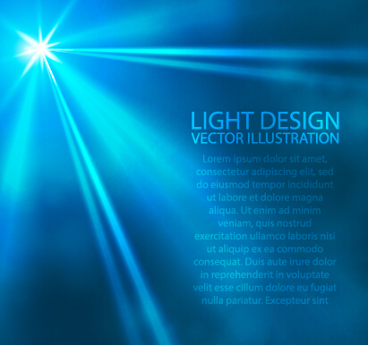 Sun light design vector background 01