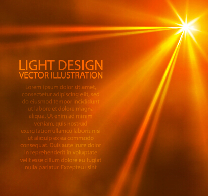 Sun light design vector background 02