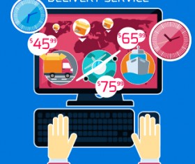 Team teamwork business template vector set 03