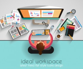 Team teamwork business template vector set 04