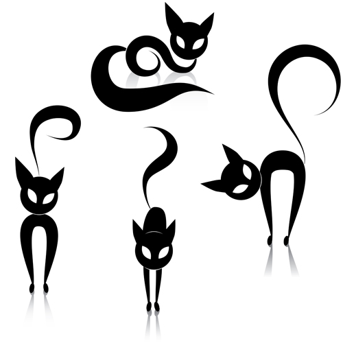 The offbeat cats vector design 02