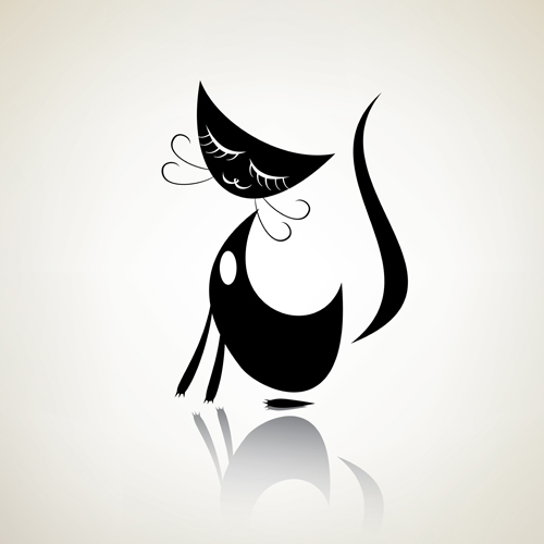 The offbeat cats vector design 04