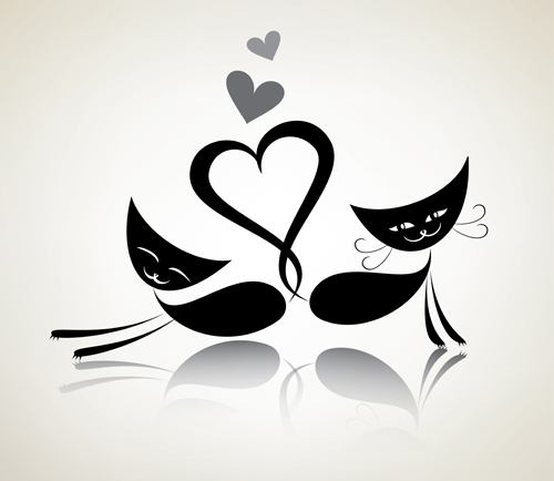 The offbeat cats vector design 05