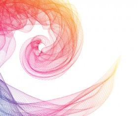 Transparent wave abstract background vector 03