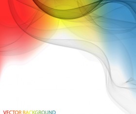 Transparent wave abstract background vector 04